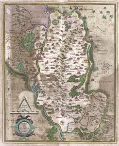 Irlanda (incisione) da Gerardus Mercator