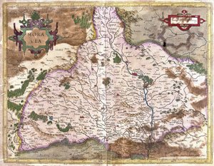 Moravia, Repubblica Ceca (incisione) da Gerardus Mercator