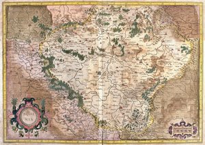 Praga, Repubblica Ceca (incisione) da Gerardus Mercator
