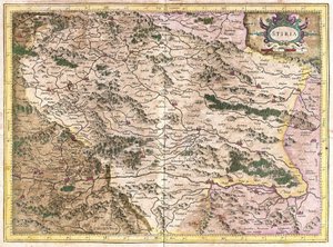 Stiria, Austria (incisione) da Gerardus Mercator
