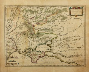 Taurica Chersonesus. Mappa della Crimea, 1595