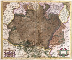 Turingia, Germania (incisione)