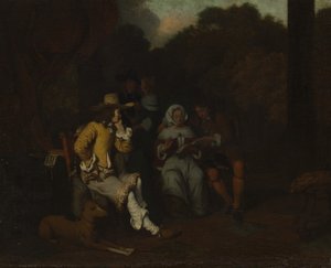 Una festa musicale, primi anni 1650 da Gerbrand van den Eeckhout