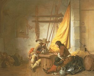 Soldati che giocano a tric-trac, 1653