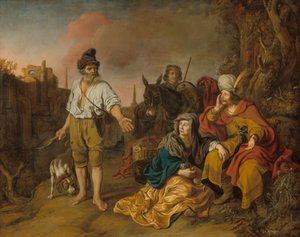 Il levita a Ghibea da Gerbrand van den Eeckhout
