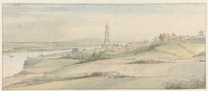 Veduta di Rhenen e del Reno da est da Gerbrand van den Eeckhout