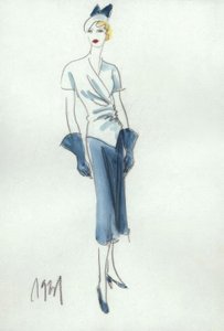 Moda femminile 1931, gonna e camicetta da Gerd Hartung