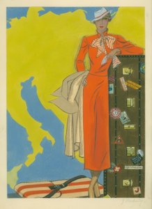 Moda femminile 1932 / Abito da viaggio da Gerd Hartung