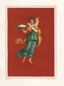 Dipinto murale allegorico della Primavera dal lato ovest dell