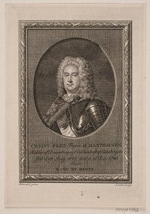 Danese: Christian Frederik conte di Haxthausen da Gerhard Ludvig Lahde