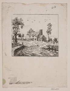 Paesaggio con locanda da Gerhard Ludvig Lahde
