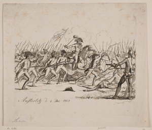 Coraggiosa resistenza della Guardia Russa da Gerhard Ludvig Lahde