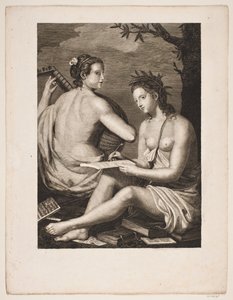 Tersicore e Calliope da Gerhard Ludvig Lahde