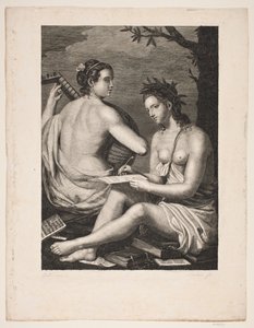 Tersicore e Calliope da Gerhard Ludvig Lahde
