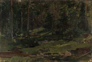 Paesaggio boscoso da Gerhard Munthe