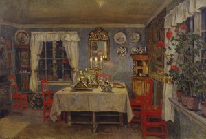 Interno del soggiorno dell