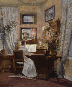 La casa a Sandvika da Gerhard Peter Frantz Vilhelm Munthe
