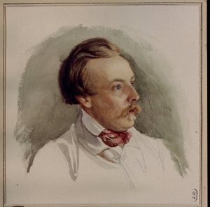 Ritratto del pittore Alexander von Kotzebue da Gerhard Wilhelm von Reutern