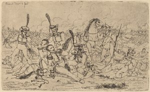 Morte di un generale russo da Gerhardus Emaus de Micault