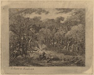 Esplosione di una Granata da Gerhardus Emaus de Micault