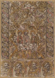 Un panno da leggio con le nozze di Cana da German 15th Century