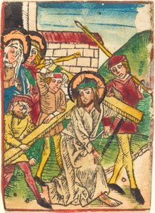 Cristo che porta la croce da German 15th Century