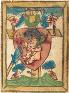 Bambino Gesù nel Sacro Cuore da German 15th Century