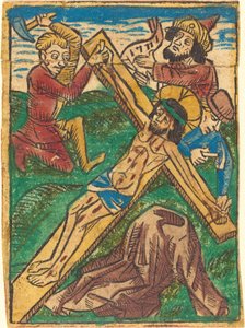Cristo inchiodato alla croce da German 15th Century