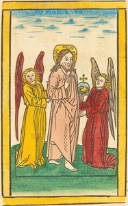 Cristo come Salvator Mundi da German 15th Century
