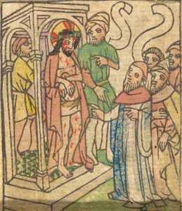 Ecce Homo (verso) da German 15th Century
