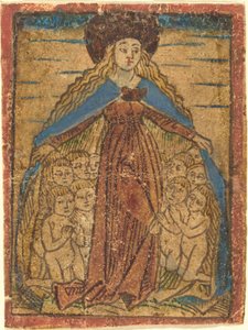 Madonna come protettrice da German 15th Century