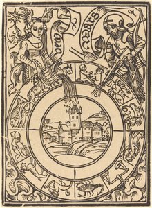 Marte e Venere da German 15th Century