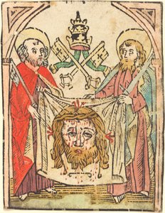 Santi Pietro e Paolo con il Sudario da German 15th Century