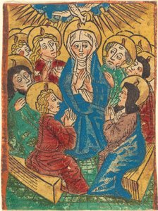 Discesa dello Spirito Santo da German 15th Century