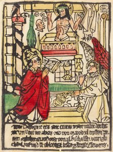 La messa di San Gregorio da German 15th Century