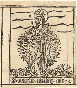 La Vergine e il Bambino da German 15th Century