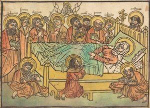 La Morte della Vergine da German 15th Century or Peter Maler