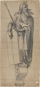 Una scultura di Mosè da German 16th Century