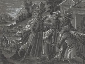 Abramo che Ospita gli Angeli (verso)