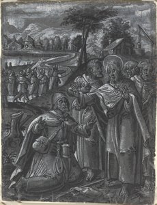 Cristo che disputa con i dottori da German 16th Century