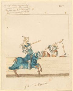 Giostra della pace italiana da German 16th Century