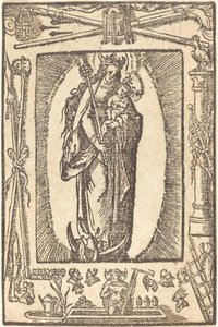 Madonna con Bambino da German 16th Century
