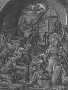 La nascita di Cristo da German 16th Century