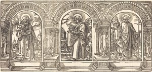 Cristo e i suoi discepoli III da German 16th Century after Martin Schongauer