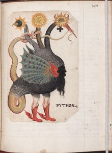 Python da: Compendio Alchemico e Rosacrociano, ca 1760