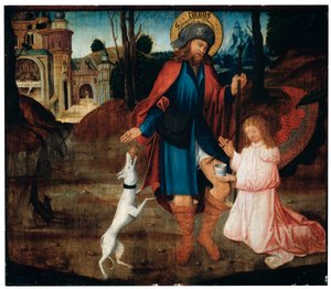 La guarigione di San Rocco, fine XV secolo da German Master