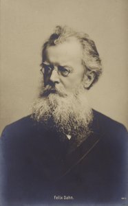 Felix Dahn (1834-1912), avvocato, scrittore e storico tedesco (foto b/n) da German Photographer