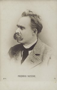 Friedrich Nietzche (1844-1900), filosofo e scrittore tedesco (foto b/n) da German Photographer