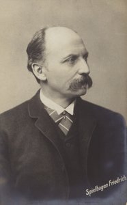 Friedrich Spielhagen (1829-1911), romanziere e traduttore tedesco (foto b/n) da German Photographer