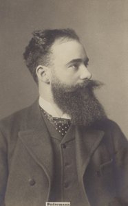 Hermann Sudermann (1857-1928), drammaturgo e romanziere tedesco (foto b/n) da German Photographer